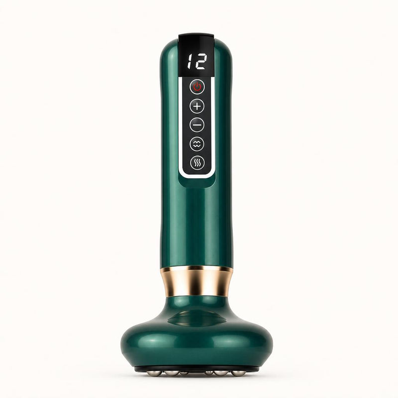 Bernoa Sculpt Pro – Masajeador Anticelulítico Eléctrico con Ventosas, Gua Sha y Calor